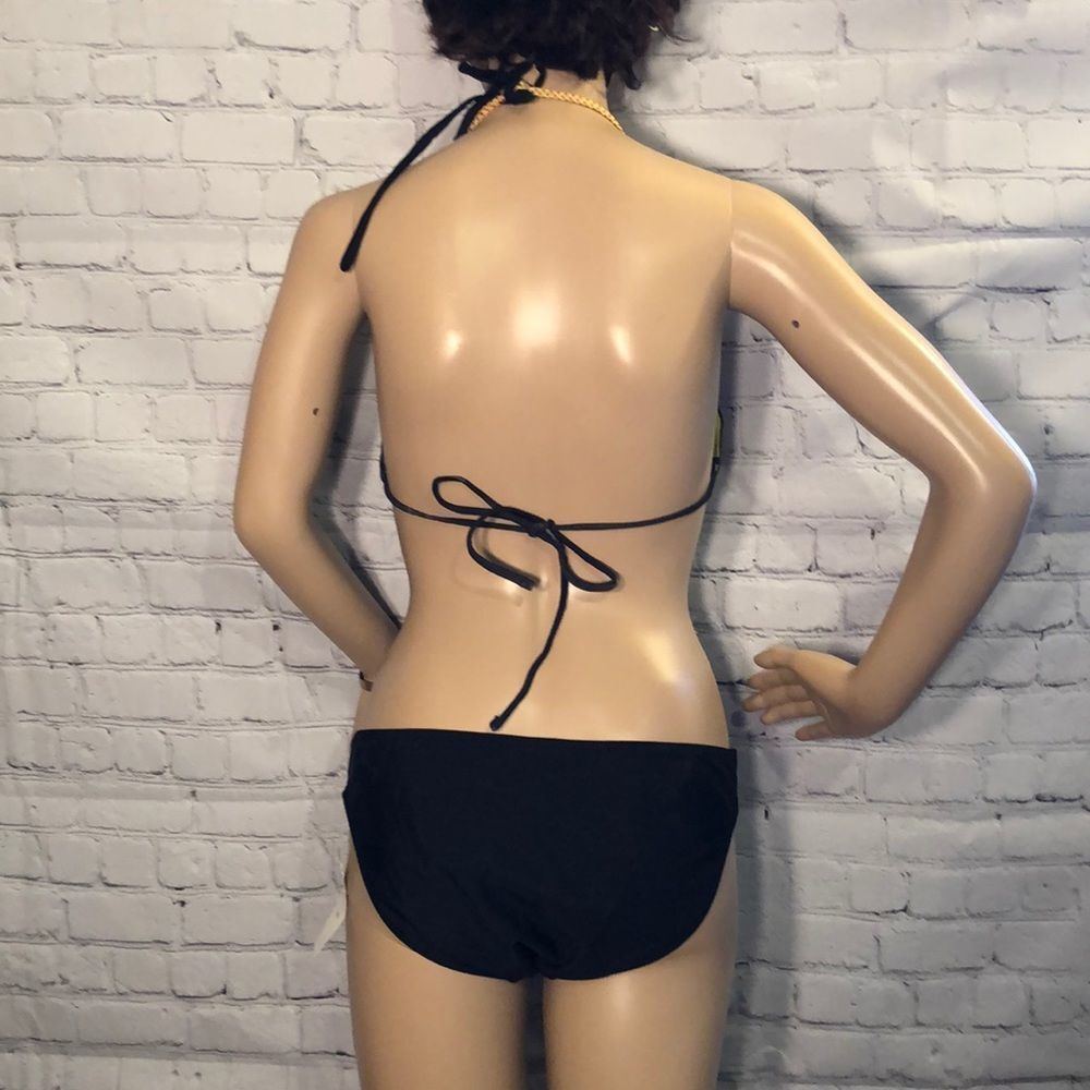 Calvin Klein NWT Low Rise Black Bikini Bottoms Size 14 - Picture 3 of 10